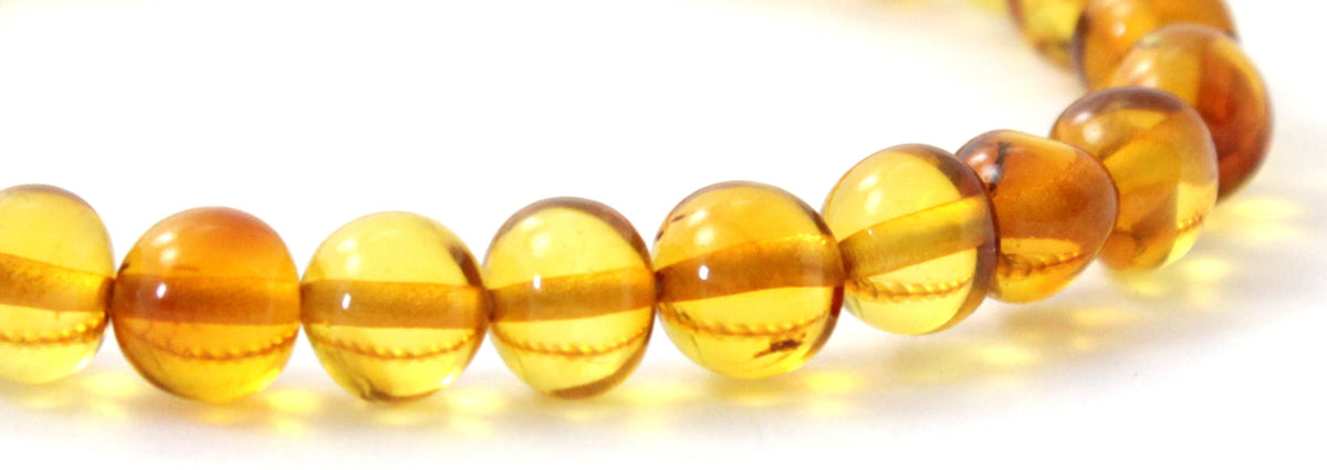 Amber Golden Honey Stretch Bracelet for Adults-1