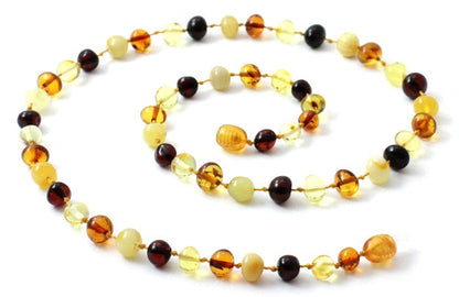 NBAP-7 Authentic Amber Multicolor Necklace for Men-0