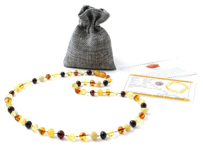 NBAP-7 Authentic Amber Multicolor Necklace for Men-1
