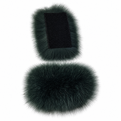 Additional Real Fox Fur Colors for Slippers – Detachable Velcro Fur