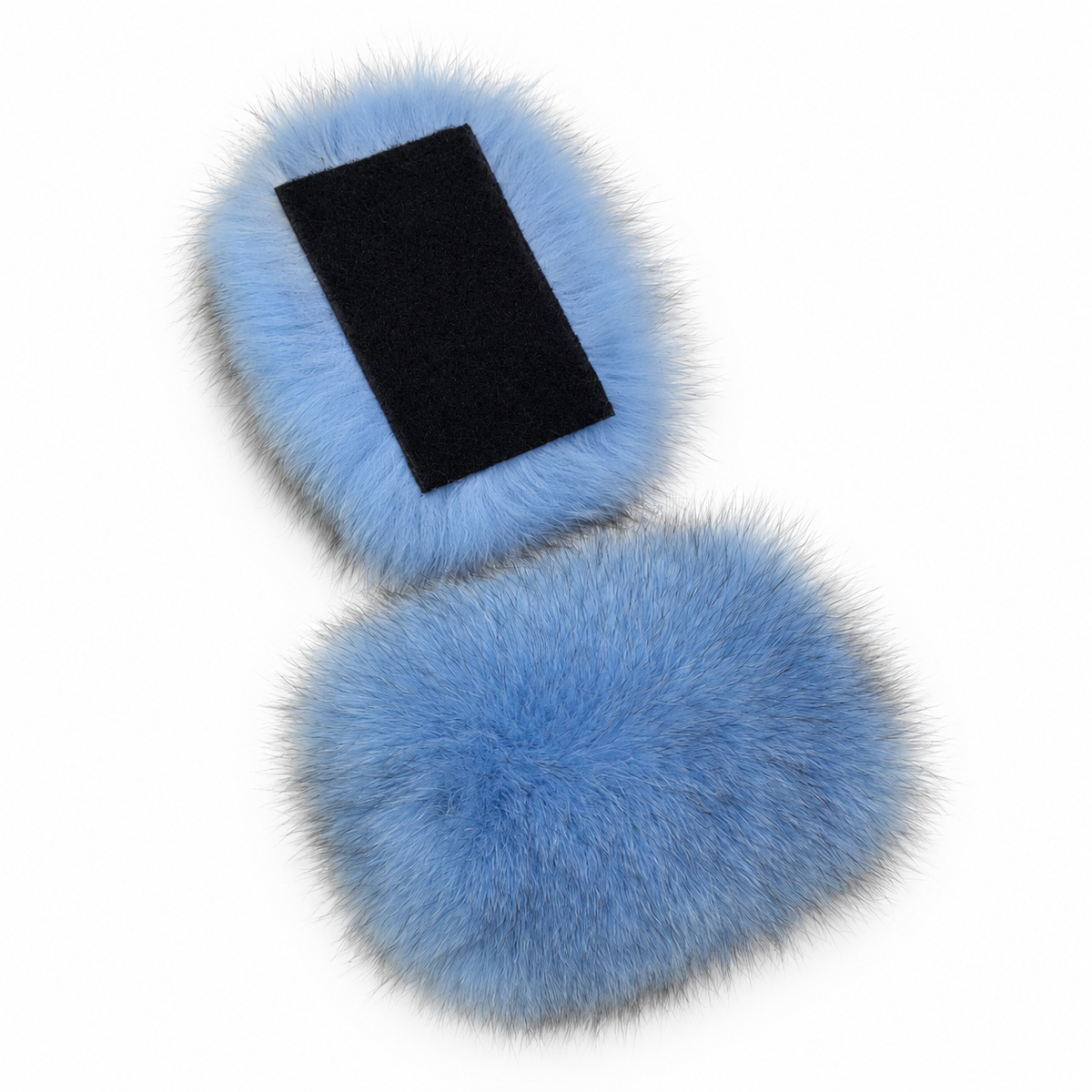 Additional Real Fox Fur Colors for Slippers – Detachable Velcro Fur