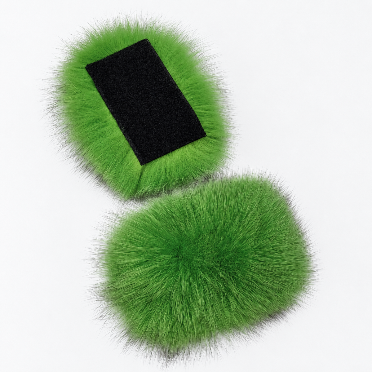 Additional Real Fox Fur Colors for Slippers – Detachable Velcro Fur