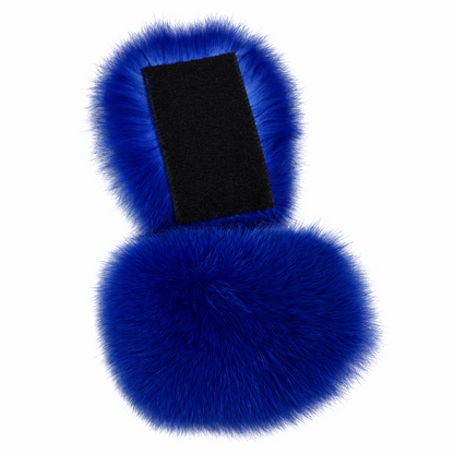 Additional Real Fox Fur Colors for Slippers – Detachable Velcro Fur