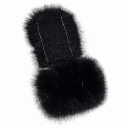 Additional Real Fox Fur Colors for Slippers – Detachable Velcro Fur