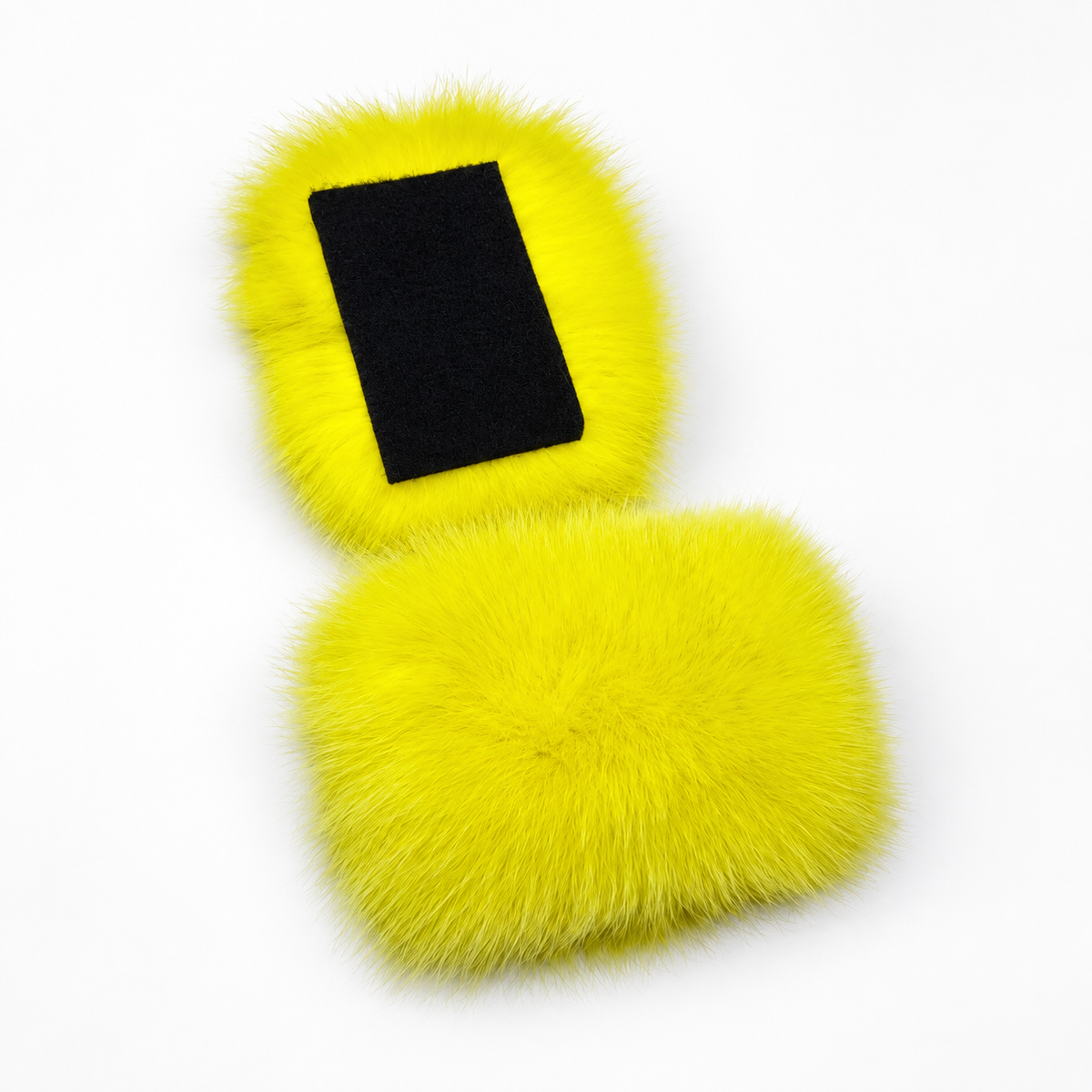 Additional Real Fox Fur Colors for Slippers – Detachable Velcro Fur