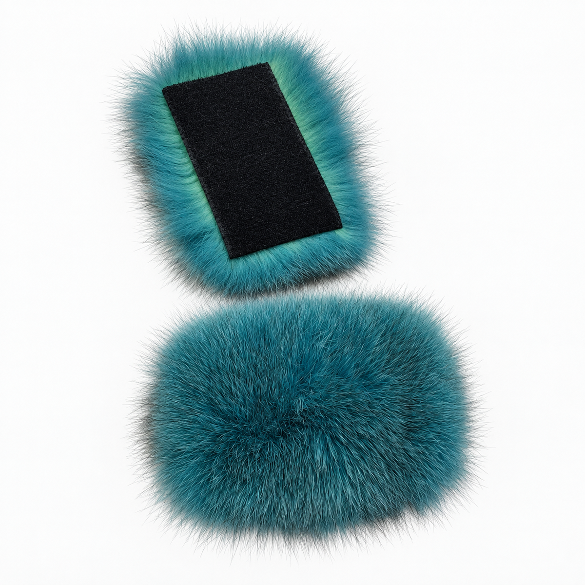 Additional Real Fox Fur Colors for Slippers – Detachable Velcro Fur