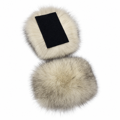 Additional Real Fox Fur Colors for Slippers – Detachable Velcro Fur