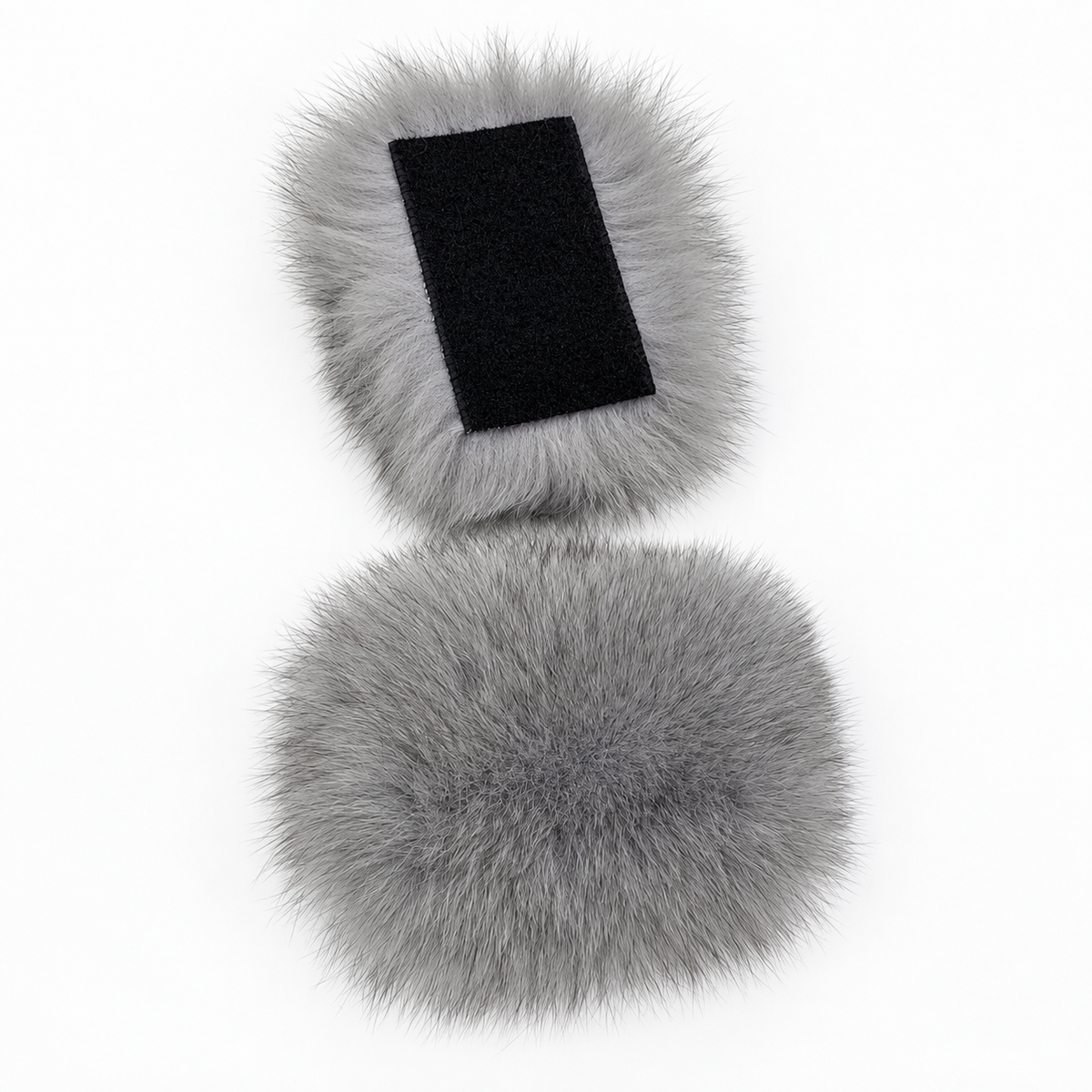 Additional Real Fox Fur Colors for Slippers – Detachable Velcro Fur