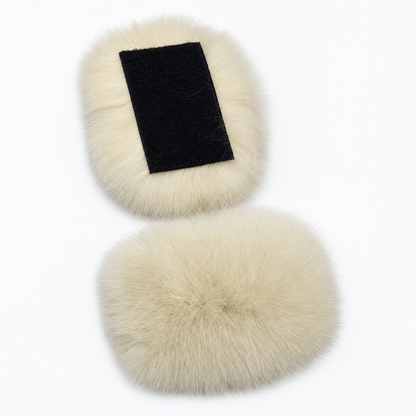 Additional Real Fox Fur Colors for Slippers – Detachable Velcro Fur