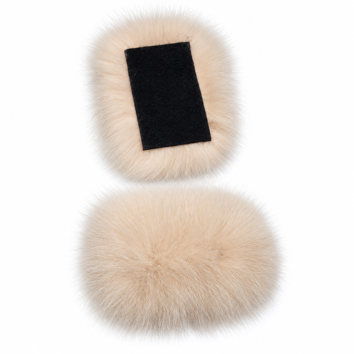Additional Real Fox Fur Colors for Slippers – Detachable Velcro Fur