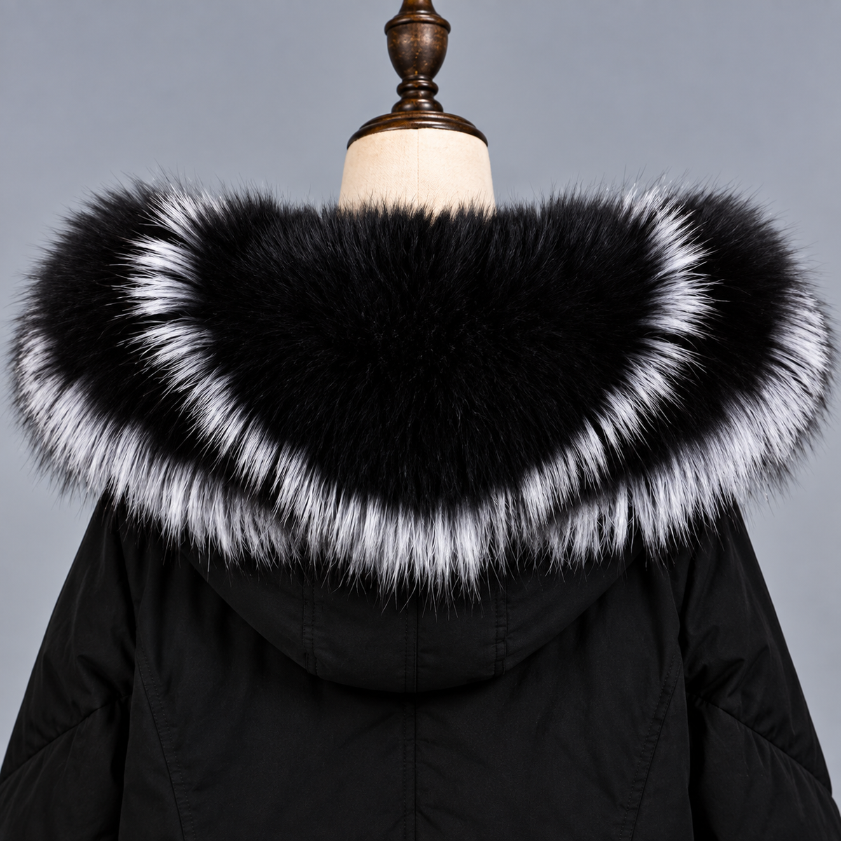 Real Fox Fur Hood Replacement – Luxury Coat Collar