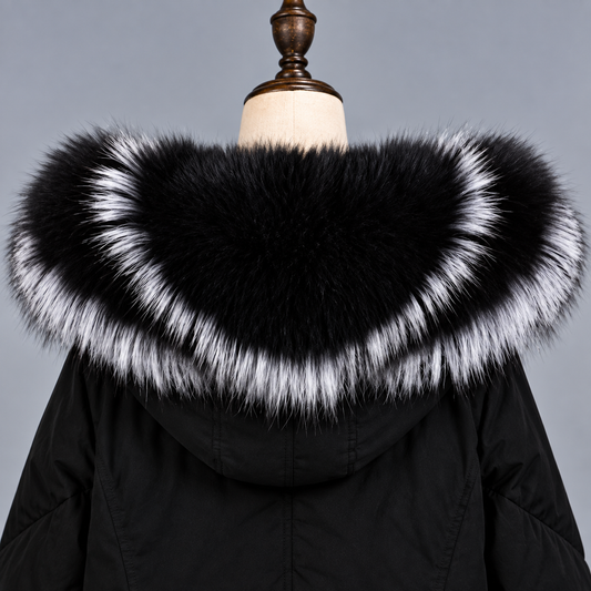 Real Fox Fur Hood Replacement – Luxury Coat Collar