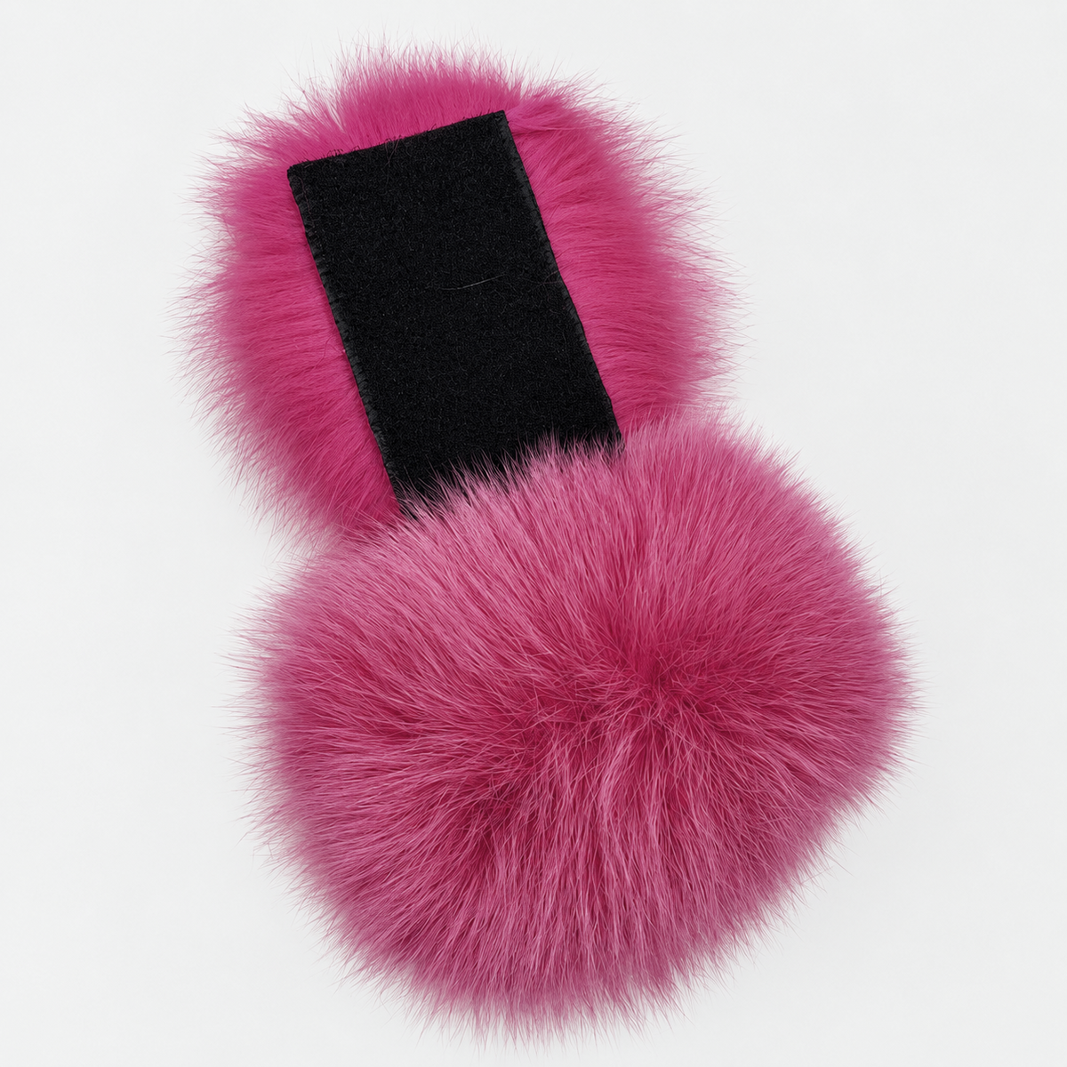 Additional Real Fox Fur Colors for Slippers – Detachable Velcro Fur