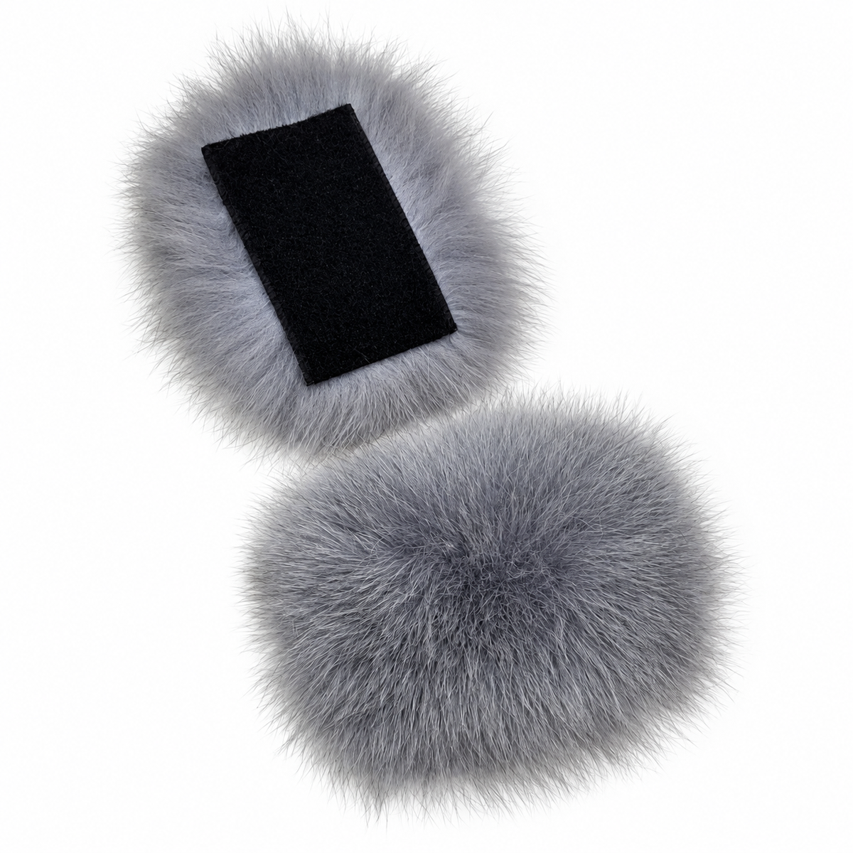 Additional Real Fox Fur Colors for Slippers – Detachable Velcro Fur