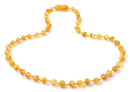Amber Honey Raw Children Necklace-1
