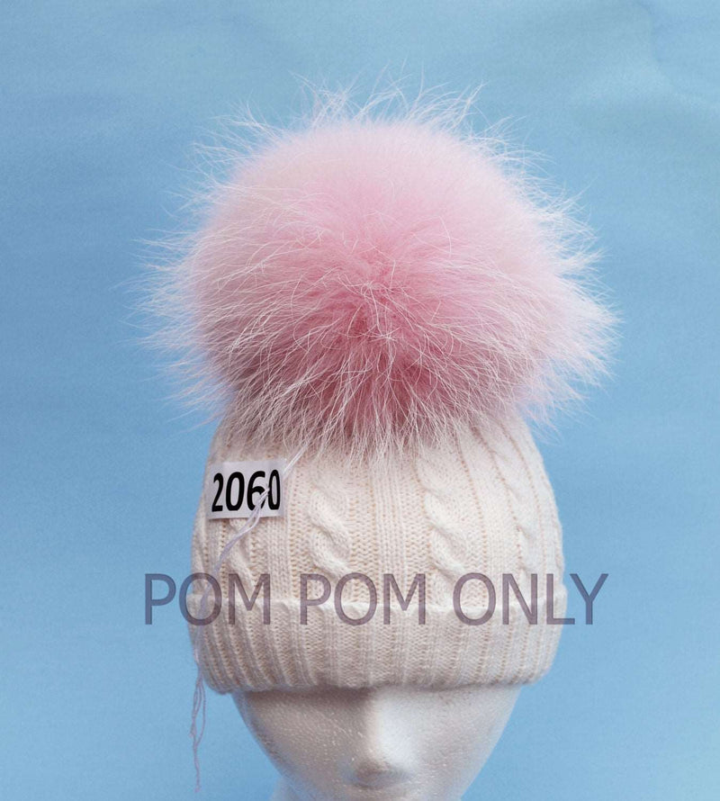 6-9,5" EXTRA LARGE FUR Pom Poms! Double Raccoon Pom Pom Giant Pom Pom for Chunky Hat Beanie Tuque Winter Knit Hats  Puff Fluffy Fur Ball