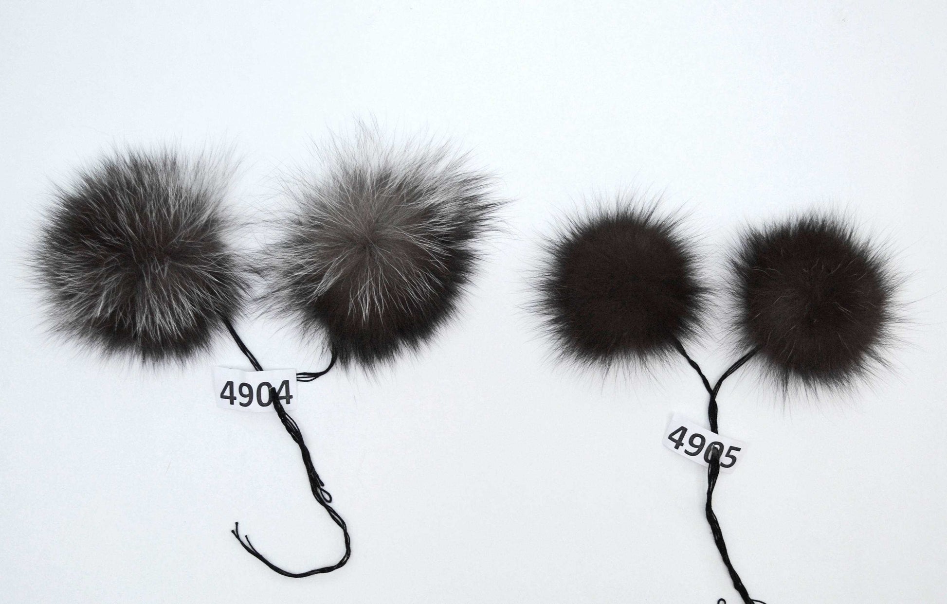 double silver fox pom pom
