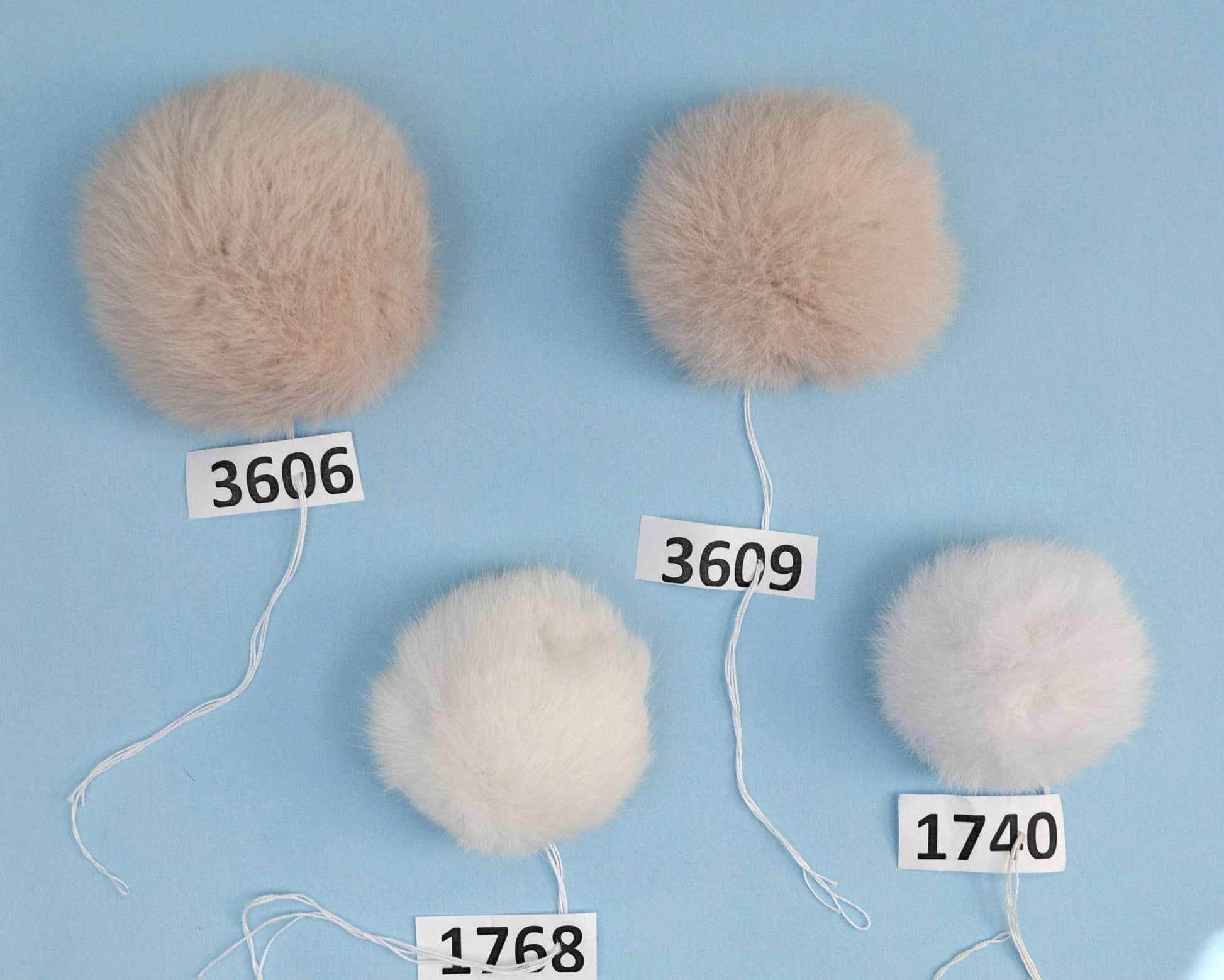 white rabbit pom pom