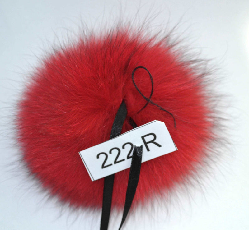 7,5" FOX FUR POMPOM! Red Pom-Pom, Fox Pom Pom, Real Fur Pom Pom, Genuine Fur, Pom Pom for Winter Hat, Pom Pom for Women Hat, for Knitted hat