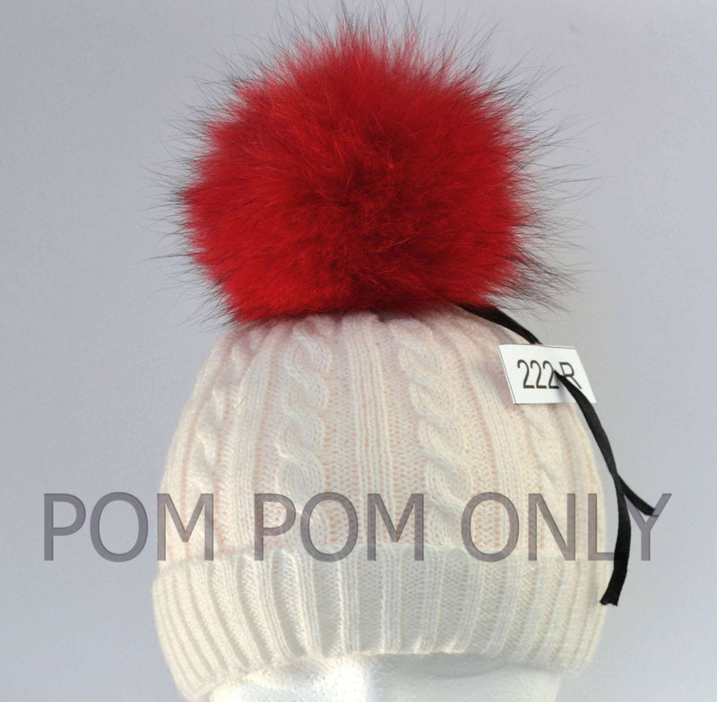 7,5" FOX FUR POMPOM! Red Pom-Pom, Fox Pom Pom, Real Fur Pom Pom, Genuine Fur, Pom Pom for Winter Hat, Pom Pom for Women Hat, for Knitted hat