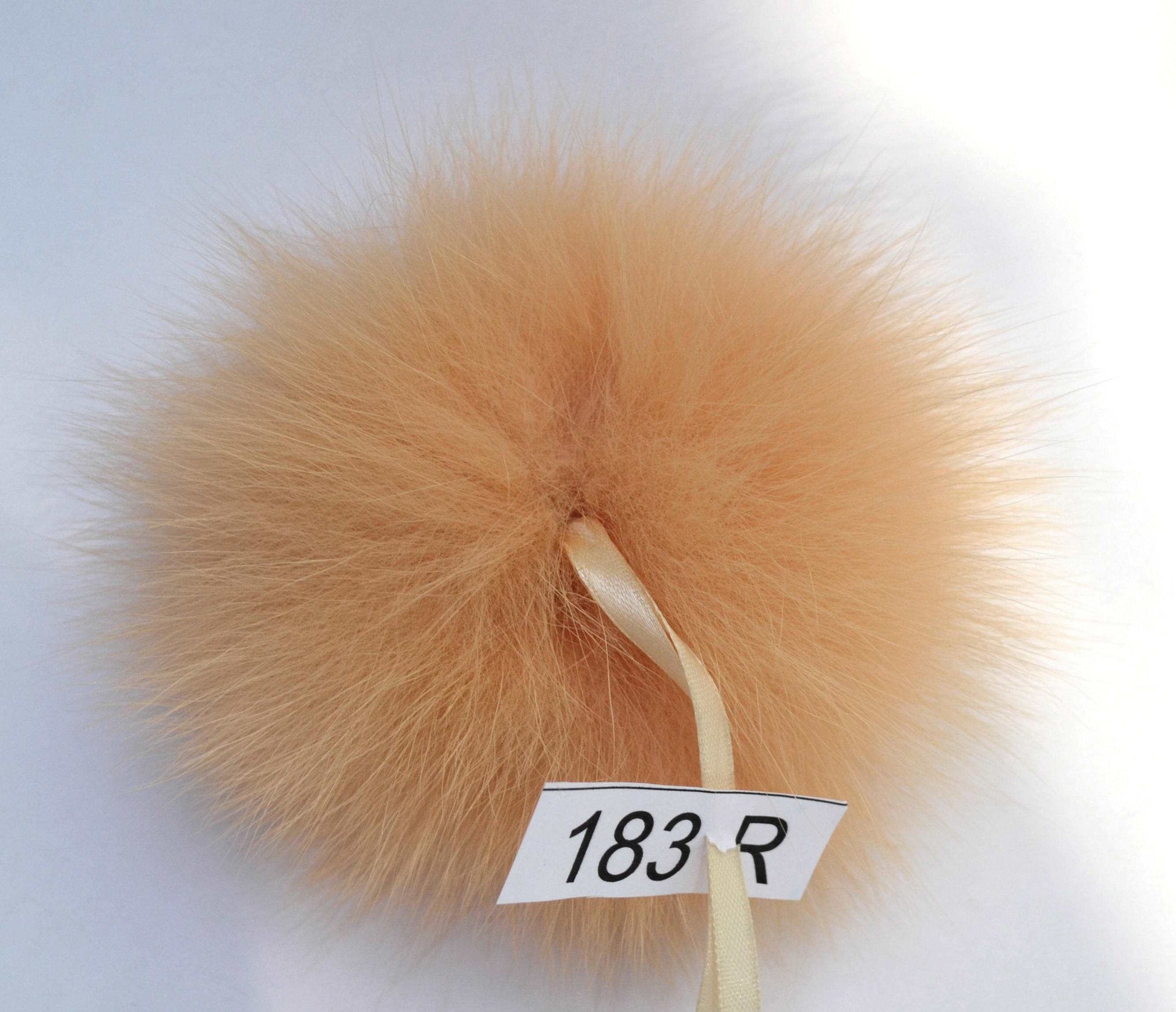 fox fur pom pom