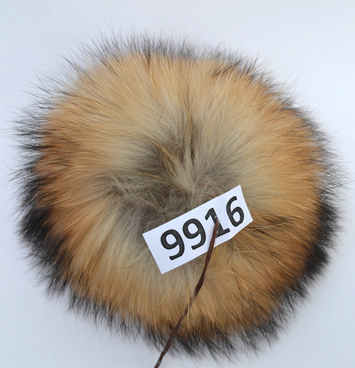 Natural Raccoon Raccoon Fur Pom Pom – genuine raccoon fur – image 4