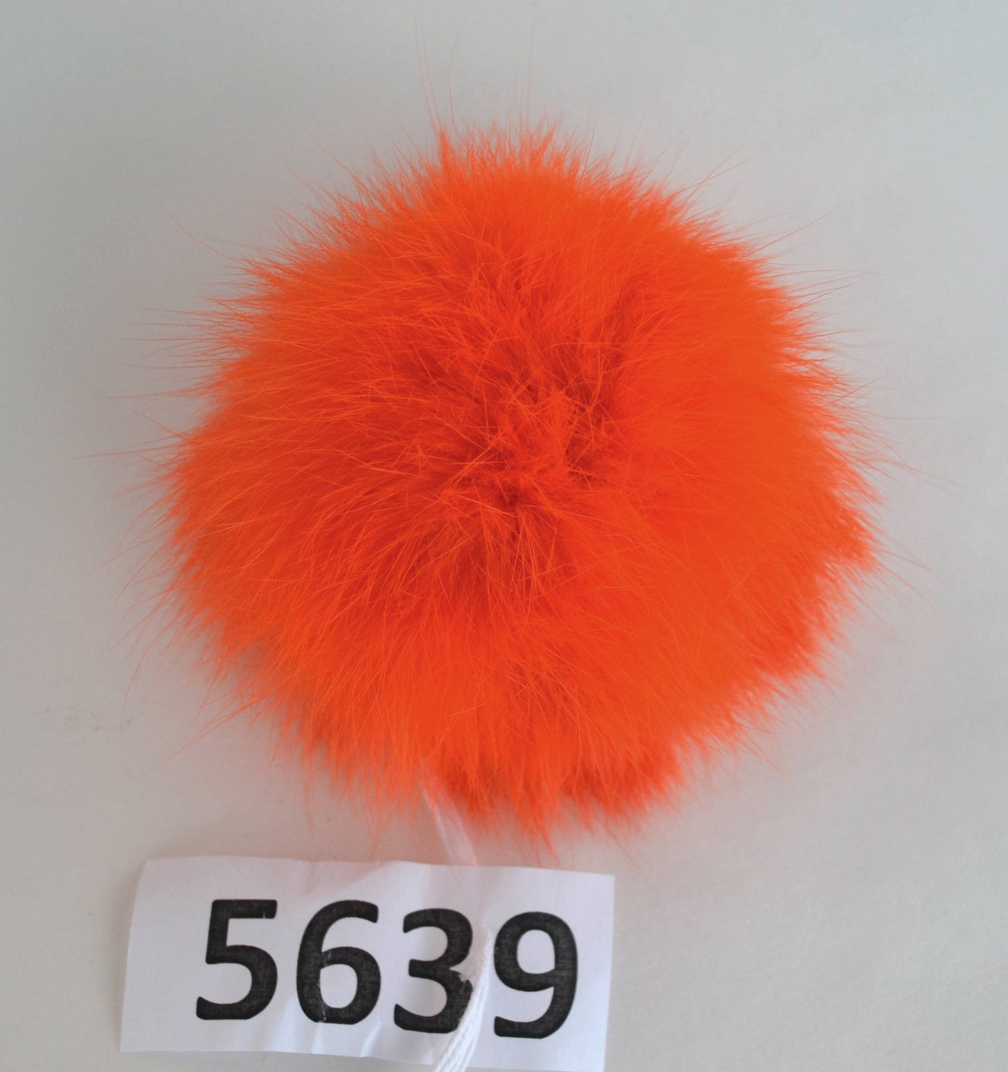 Handmade Rabbit Fur Pom Pom: 3.5-4.5" Hat Accessory
