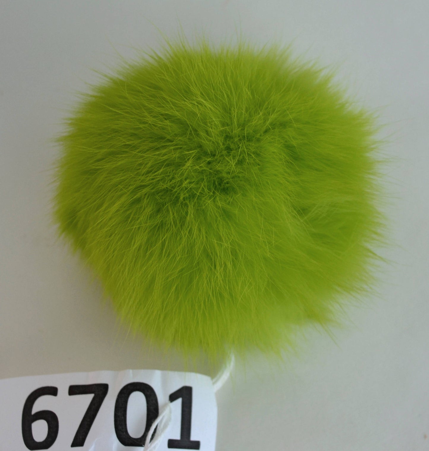 Handmade Rabbit Fur Pom Pom: 3.5-4.5" Hat Accessory