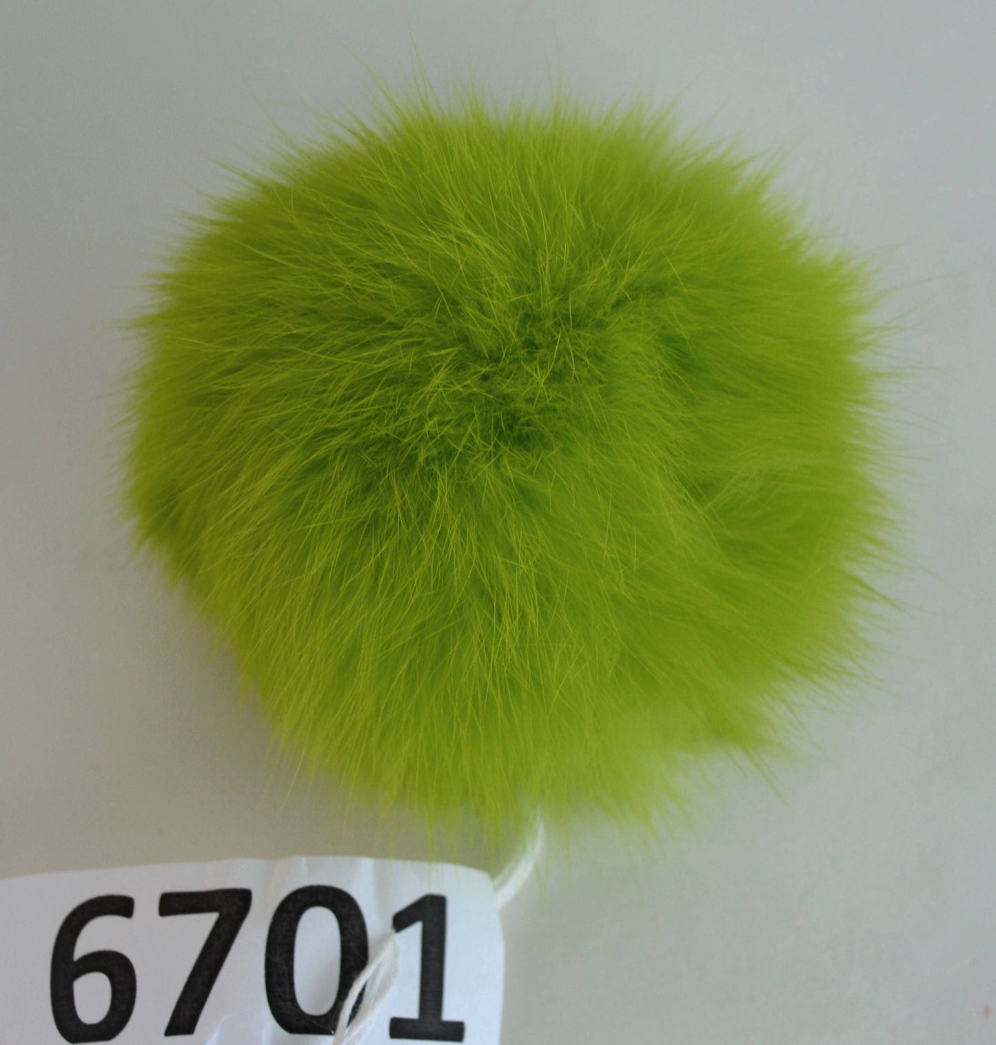Handmade Rabbit Fur Pom Pom: 3.5-4.5" Hat Accessory