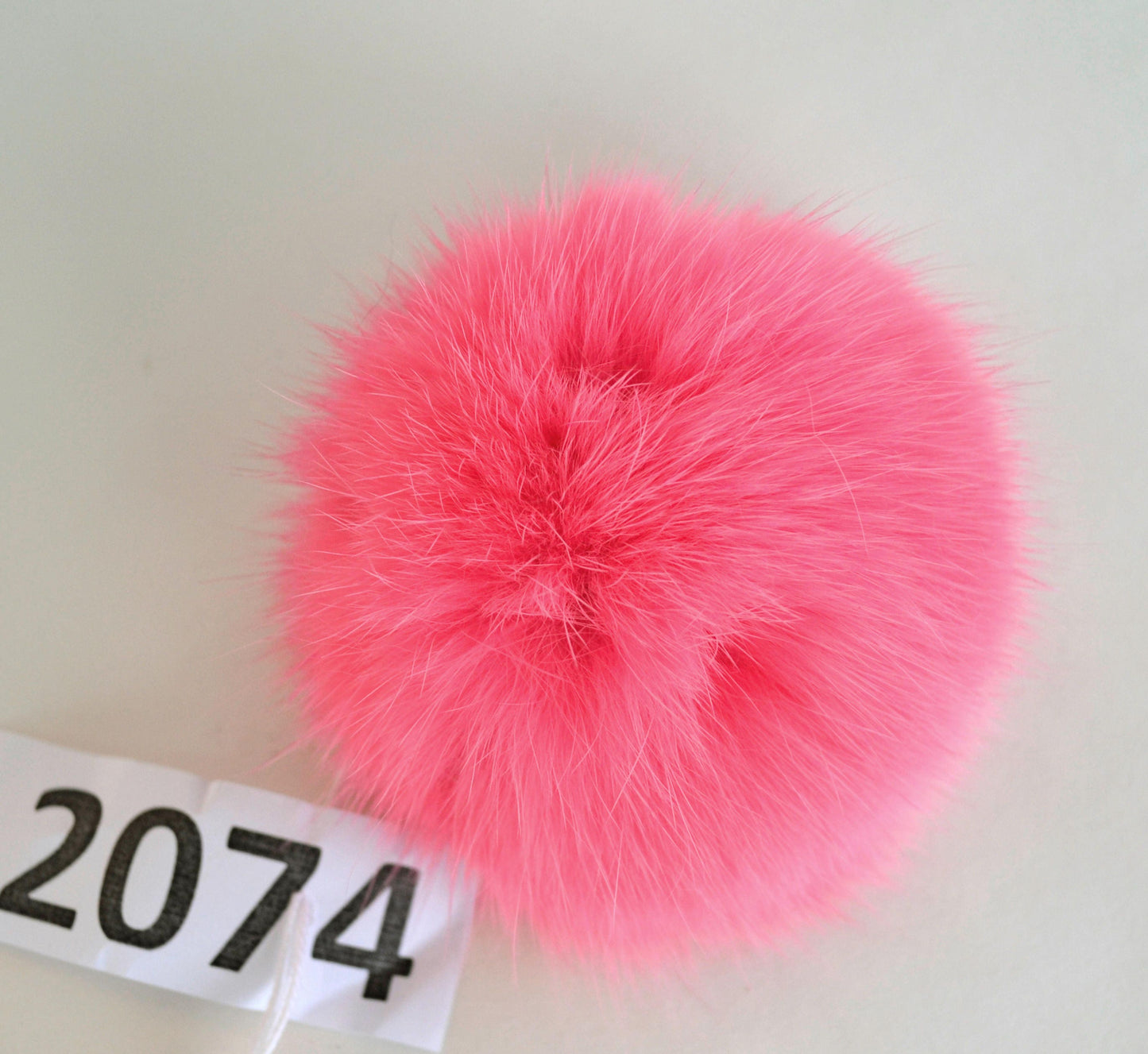 Handmade Rabbit Fur Pom Pom: 3.5-4.5" Hat Accessory