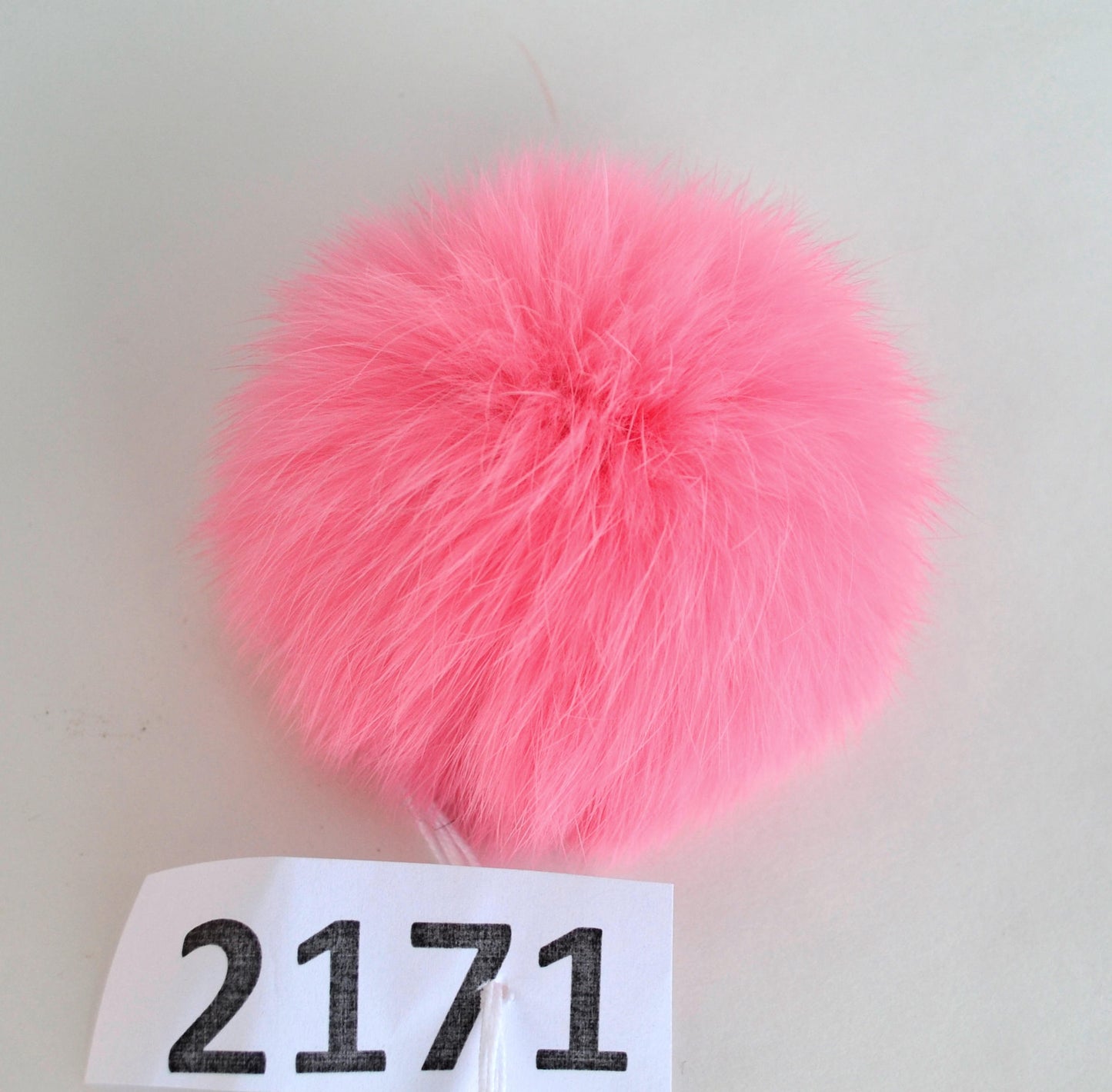 Handmade Rabbit Fur Pom Pom: 3.5-4.5" Hat Accessory