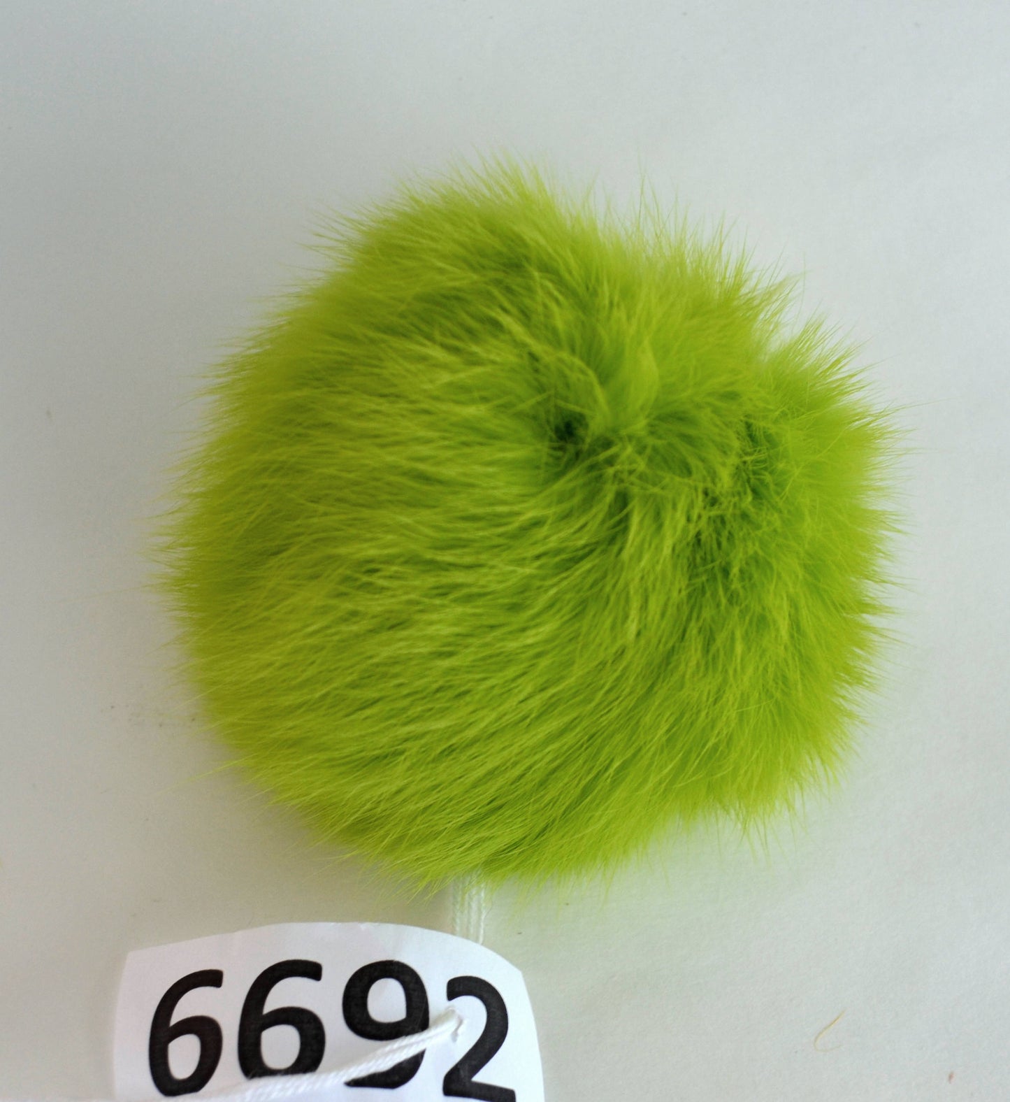 Handmade Rabbit Fur Pom Pom: 3.5-4.5" Hat Accessory