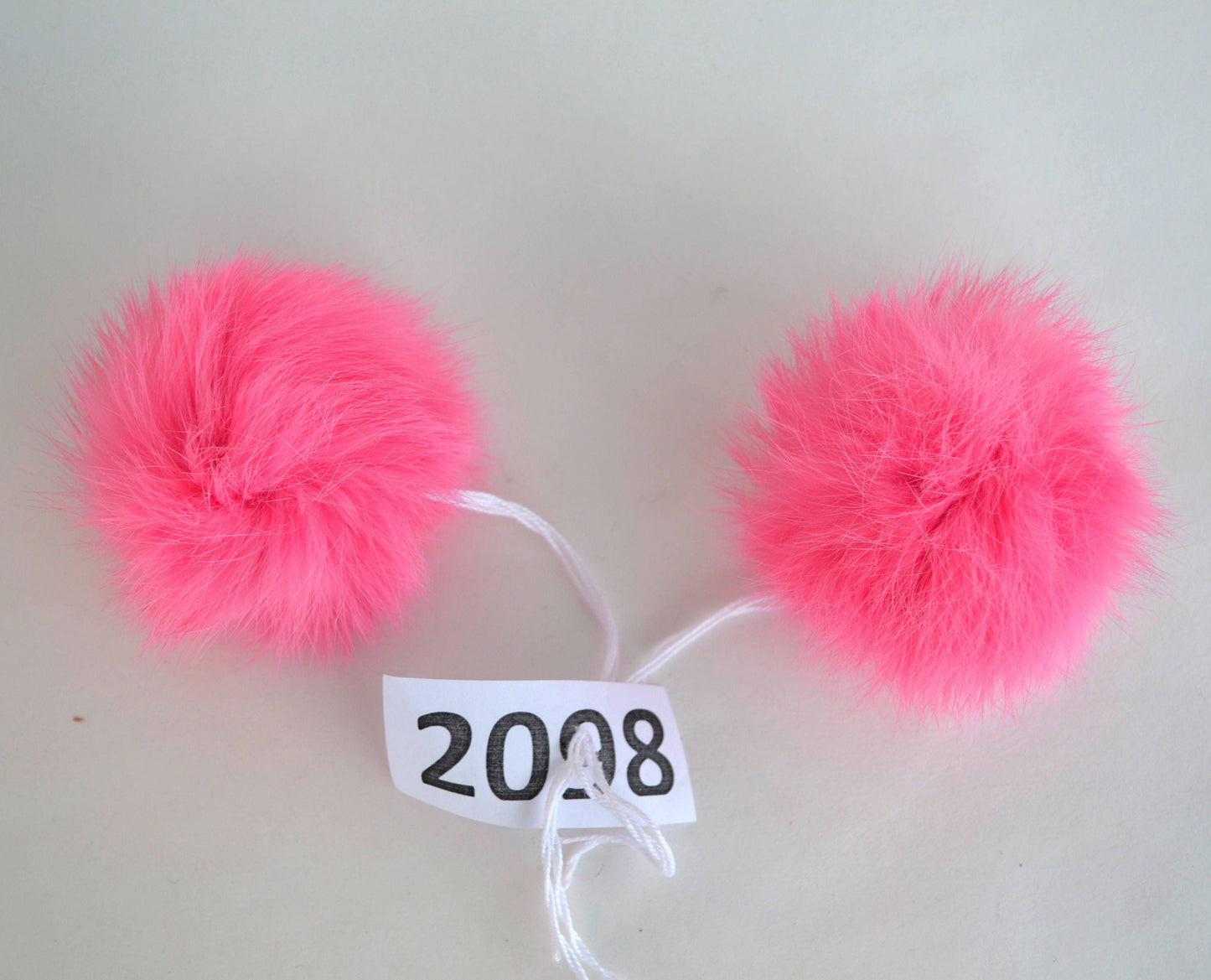3" to 4,5" FUR POM POM! Double Rabbit Pom Pom, Fur Pompom, Rabbit Fur, Pom Pom for Hat, Children, Handmade, Tuque, Beanie, Baby Hat,  Pompon