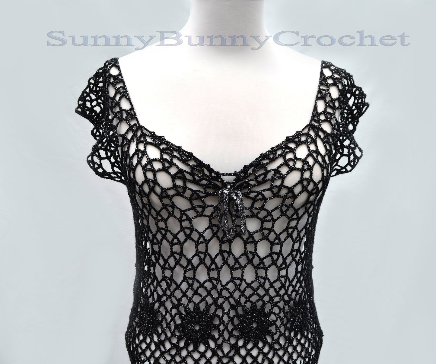 CROCHETED DRESS BEACH Cover Up Sexy Cotton Lace Openwork Short Knit Tunic Cover Summer Party Mini Dress Top Women Lady Flowers Net Boho S, L