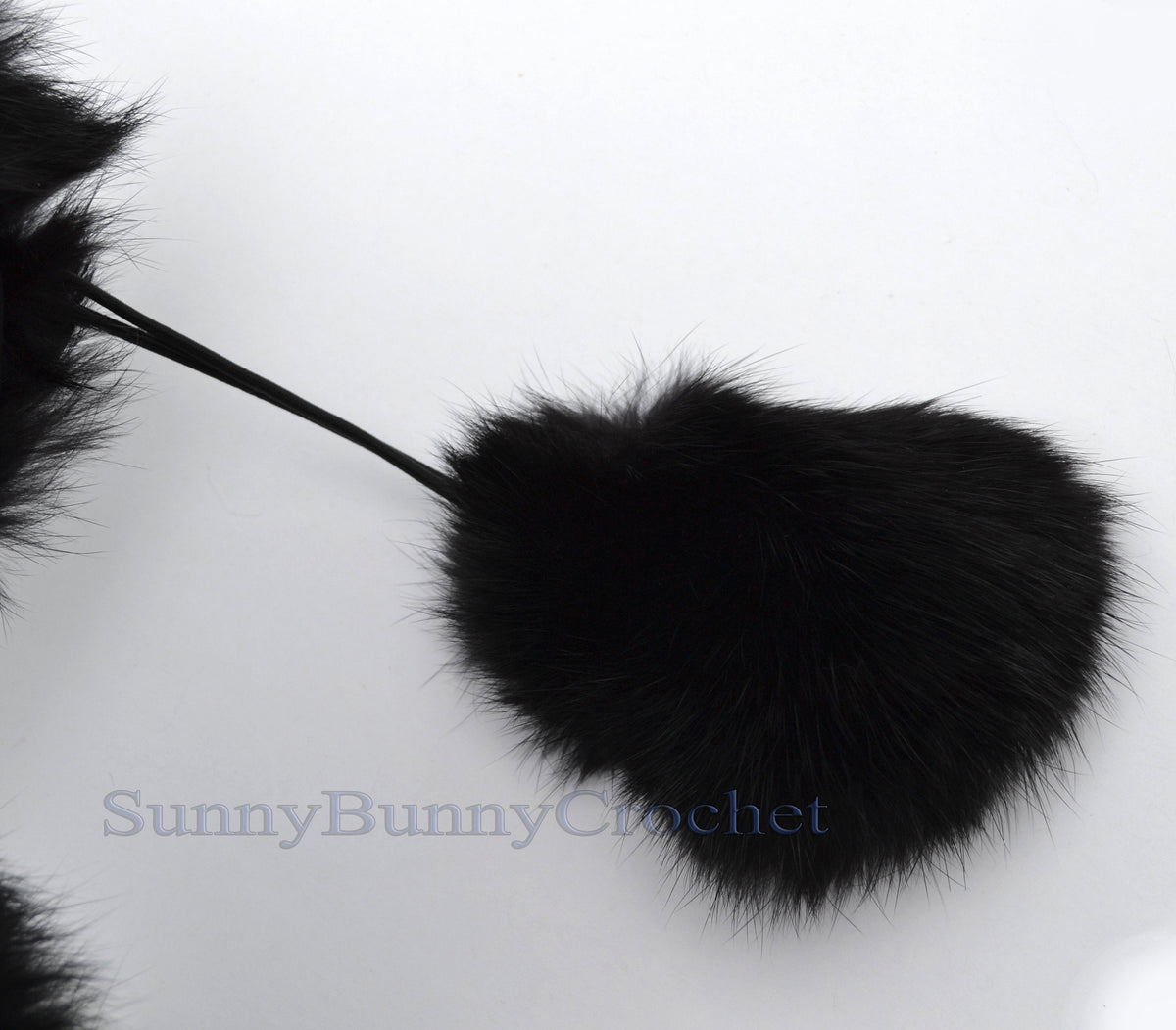 Rabbit fur kids ushanka hat with ear flaps – view 5