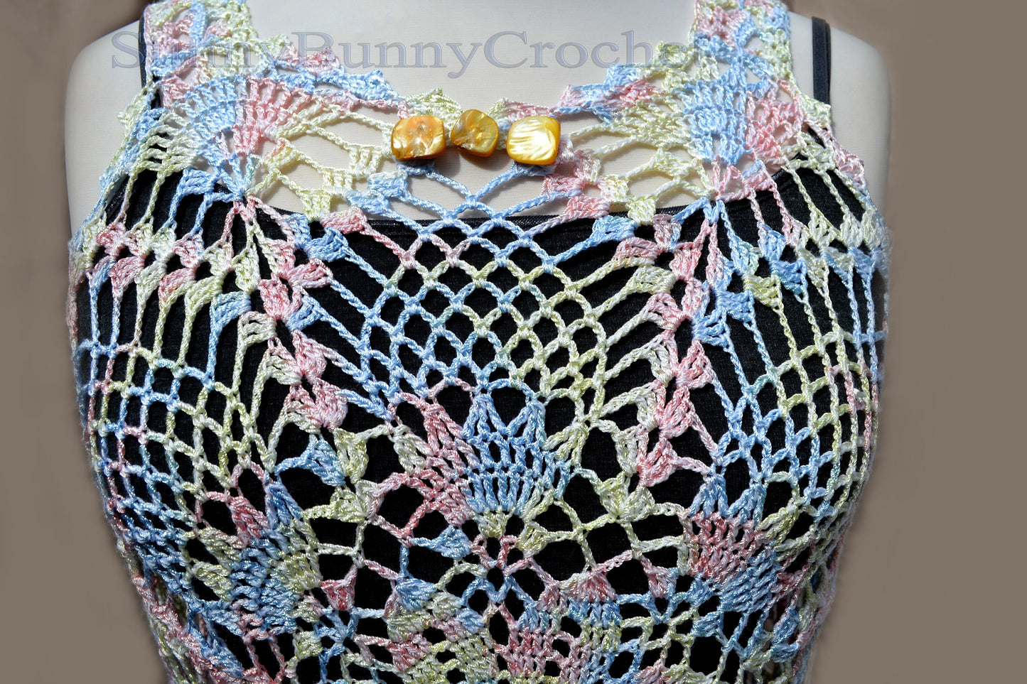 Women Summer Dress, Crochet Lace Dress, Crochet Coverup Dress, Crochet Beach Cover, Cotton Tunic, Pineapple Mini Dress, Women Boho Dress