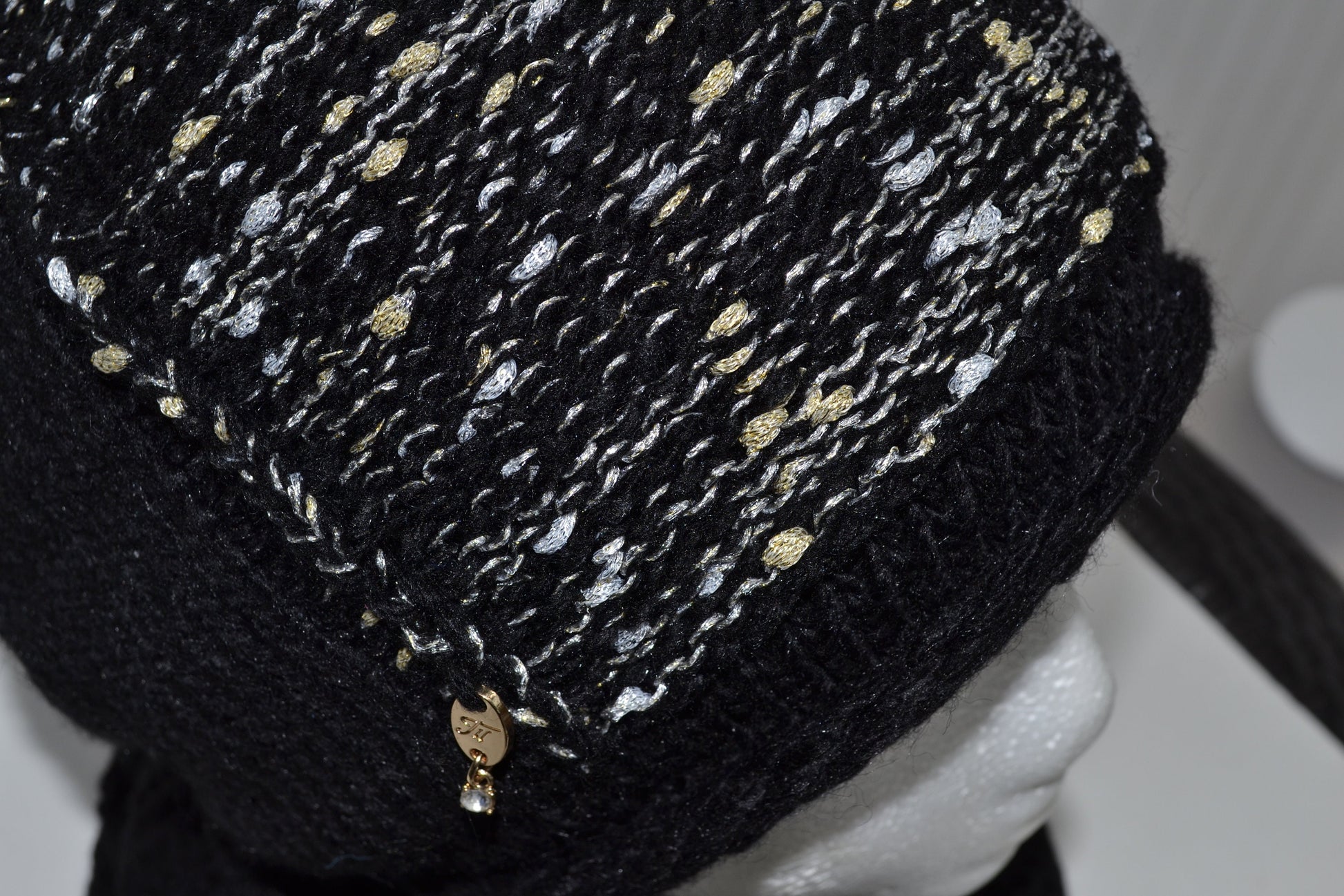 Fleece Lined Knit Hat and Infinity Scarf Set: Wool Blend Slouchy Beanie