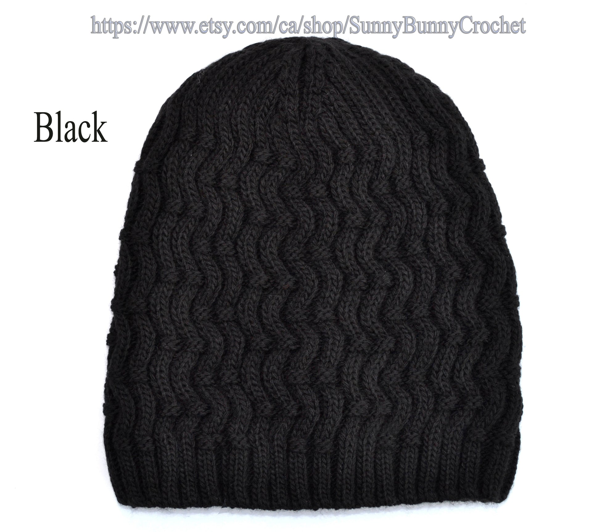 KNITTED CABLE BEANIE Woman Girl Slouchy Hat Gift for Her Winter Wool Accessories Chunky Hat Fleece Lining Ready to Ship Warm Gray Brown
