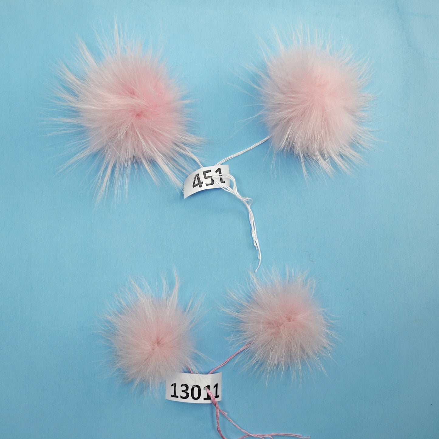 Extra Large Pink Raccoon Fur Pom Pom: 4-9 Inch, Hat Accessory