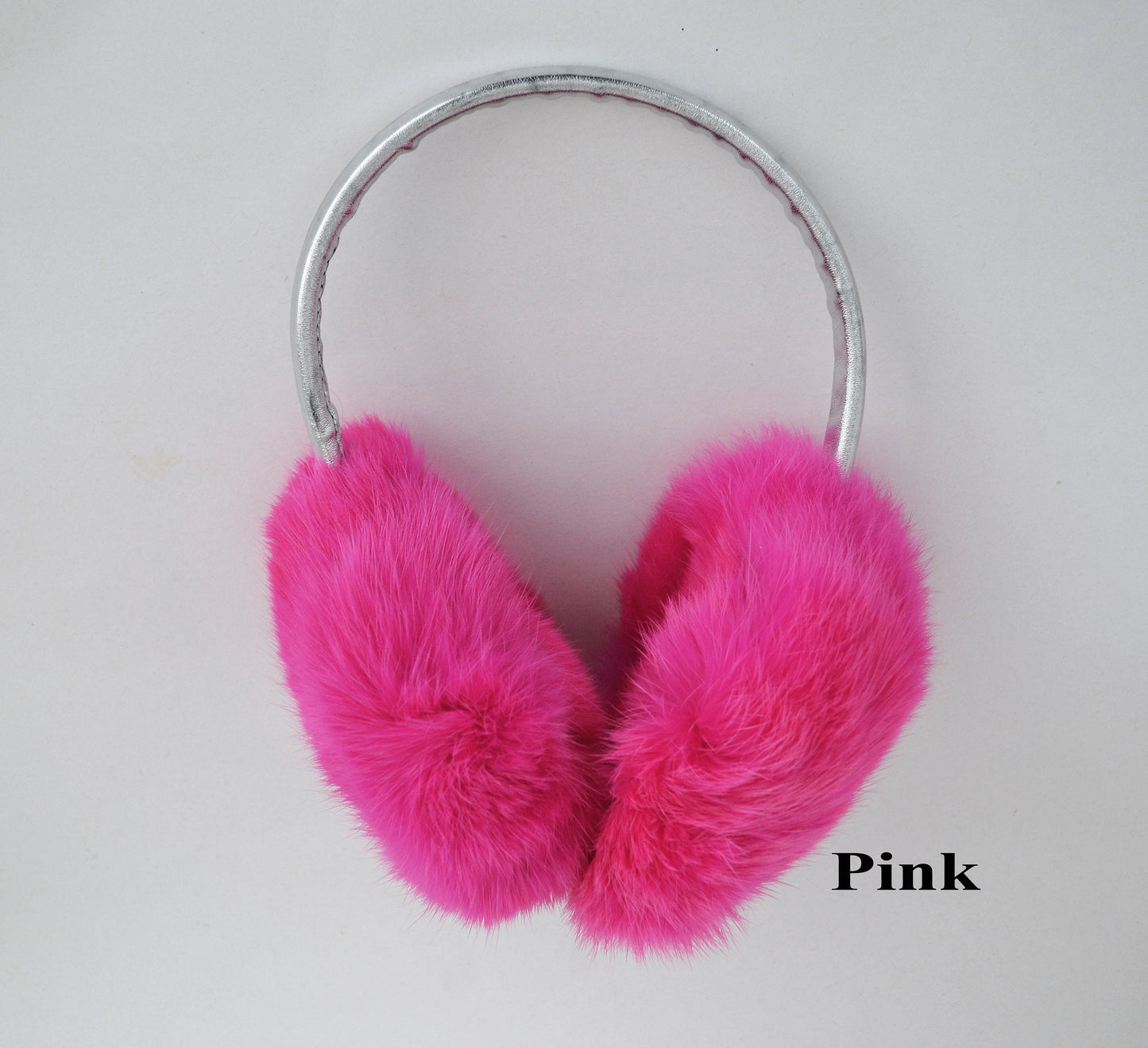 Real Fur Earmuffs, Rabbit Fur Ear Warmer, Pink Earmuffs, Large Ear Muffs, Fluffy Ear Muffs, Earmuffs Women, Rabbit Fur Earmuffs, Ear Warmers