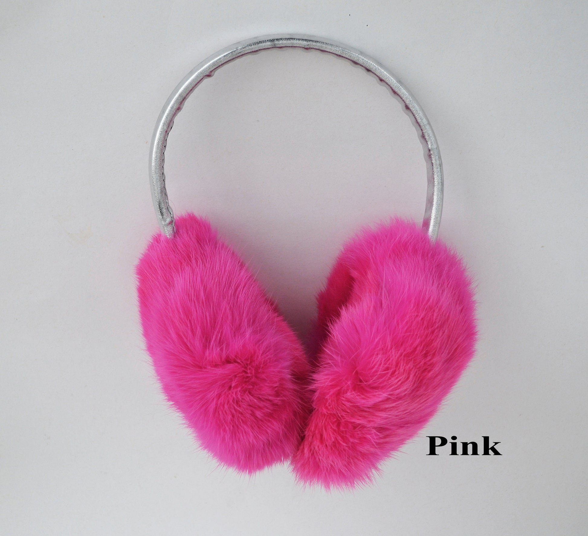 Real Fur Earmuffs, Rabbit Fur Ear Warmer, Pink Earmuffs, Large Ear Muffs, Fluffy Ear Muffs, Earmuffs Women, Rabbit Fur Earmuffs, Ear Warmers