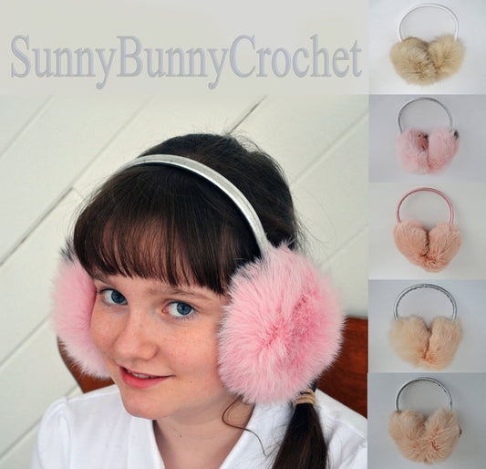 real fur earmuffs