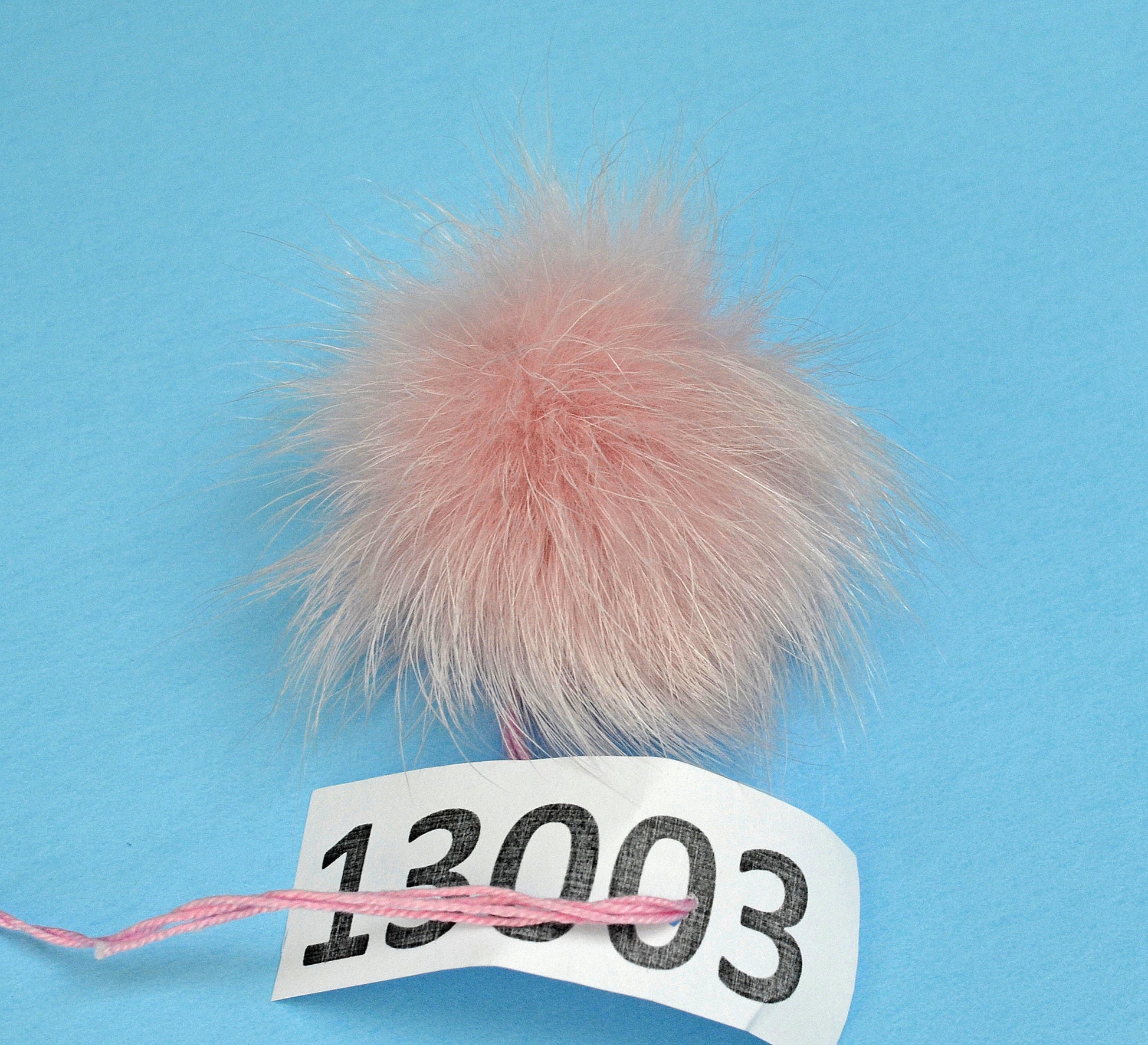 Extra Large Pink Raccoon Fur Pom Pom: 4-9 Inch, Hat Accessory