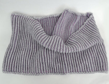 WINTER WOMAN HAT and Infinity Scarf Set, Diagonal Rib Hat, Winter Woman Beanie, Beanie Hat, Winter Accessories, Chunky Hat, Black Woman Hat