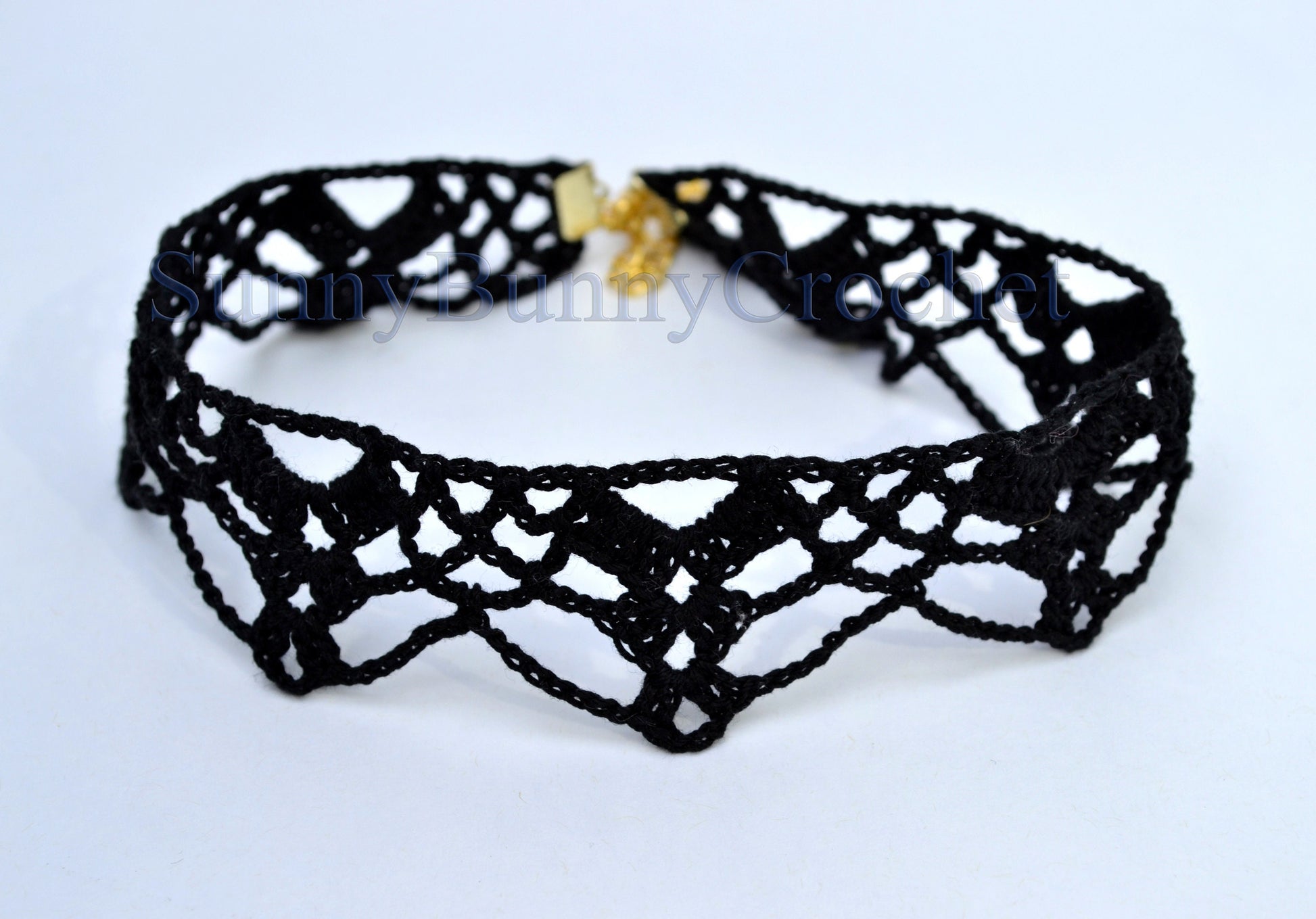 Black necklace choker with cameo pendant, Black necklace for women, Choker necklace Black, Black statement necklace, Cotton Choker, Gothic