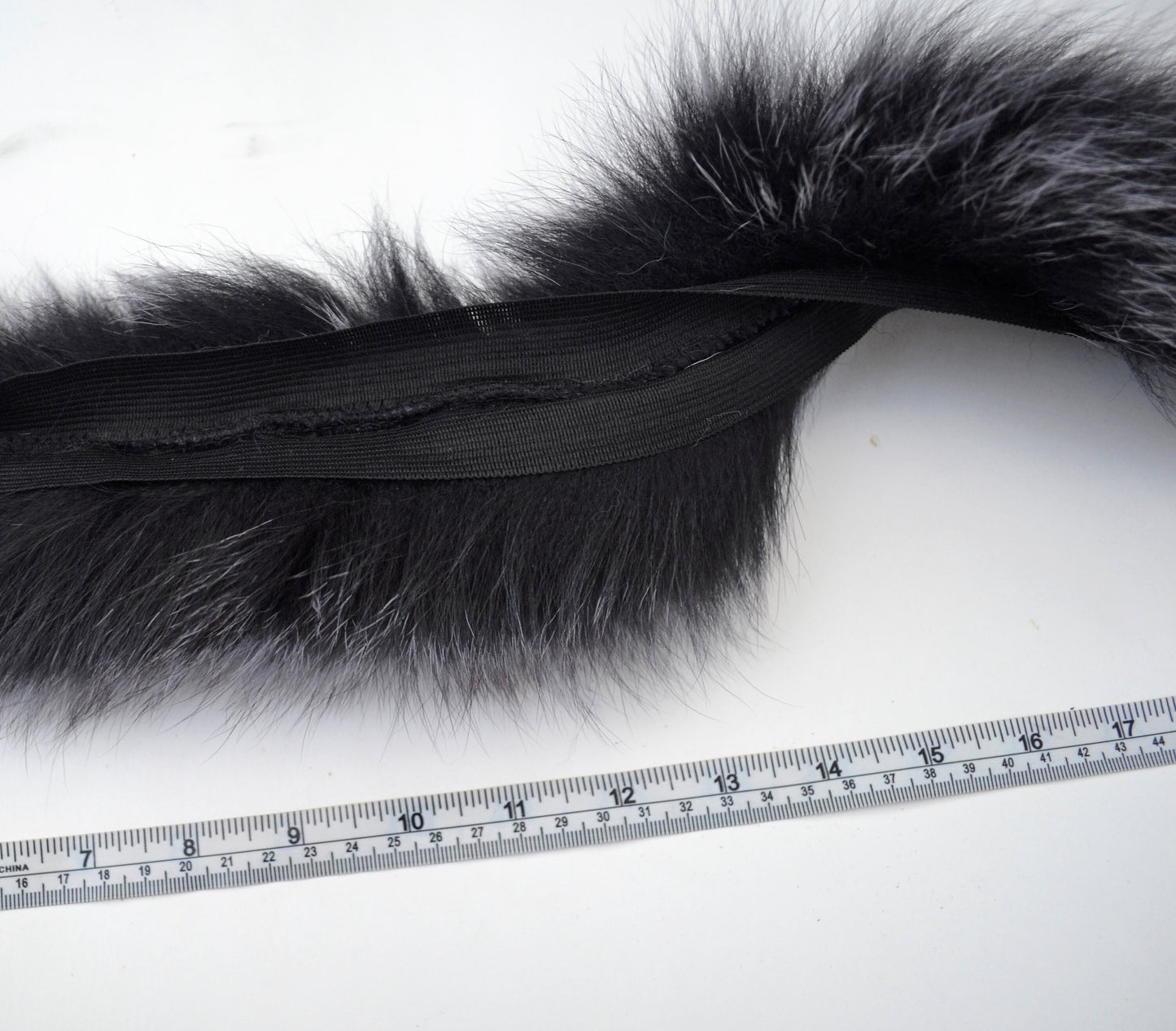 READY TO SHIP 70-80 cm Real Fox Fur (Tail) Trim Hood, Fur collar trim, Fox Fur Collar, Fur Scarf, Fur Ruff, Fox Fur Hood, Jacket, Coat Trim