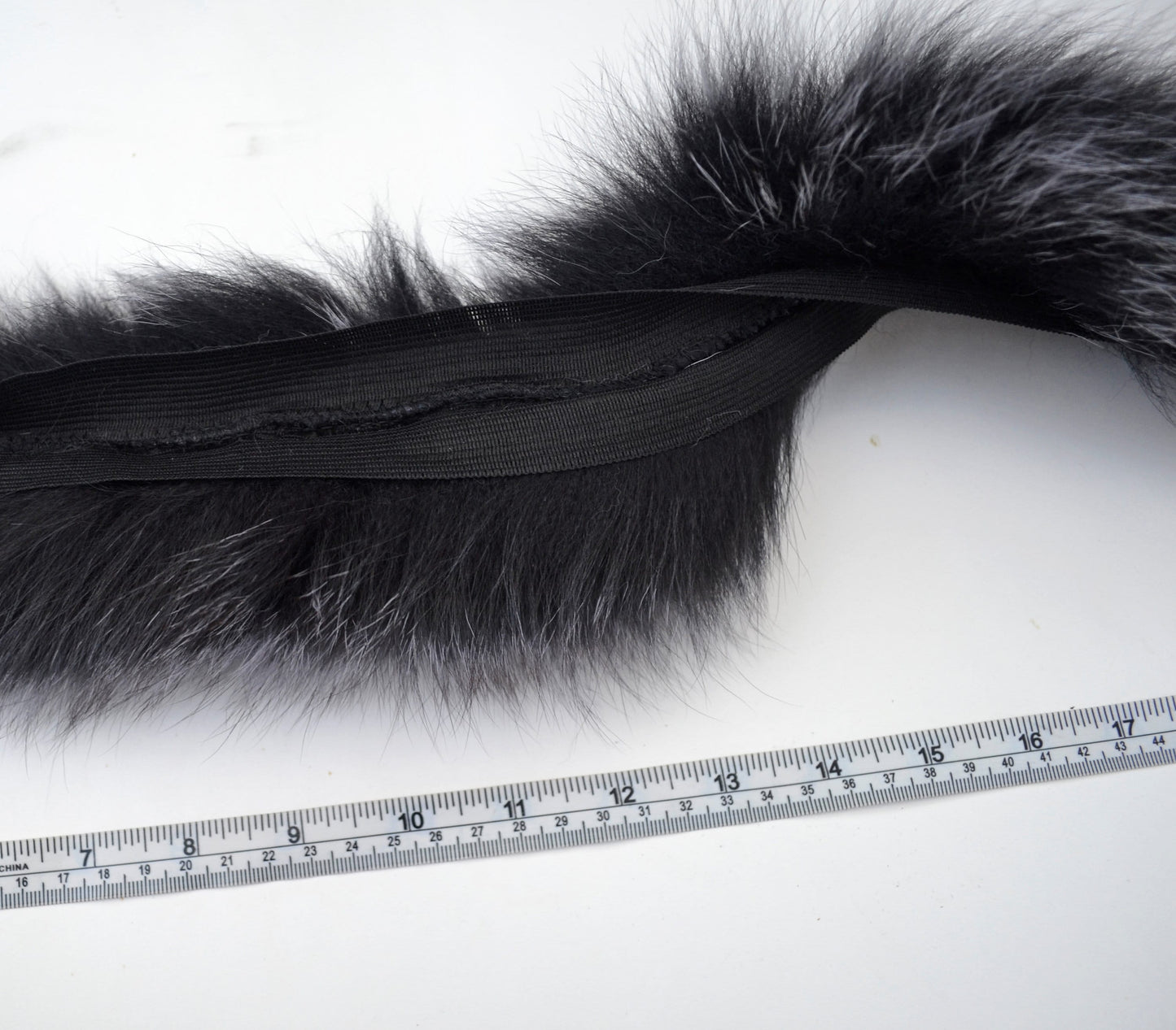 READY TO SHIP 70-80 cm Real Fox Fur (Tail) Trim Hood, Fur collar trim, Fox Fur Collar, Fur Scarf, Fur Ruff, Fox Fur Hood, Jacket, Coat Trim