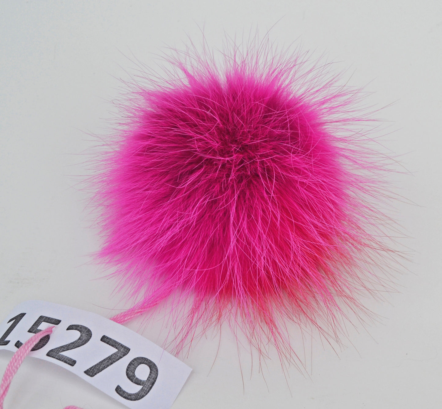 Red Fox Fur Pom Pom, Detachable Knit Hat Accessory (4-6 inch)