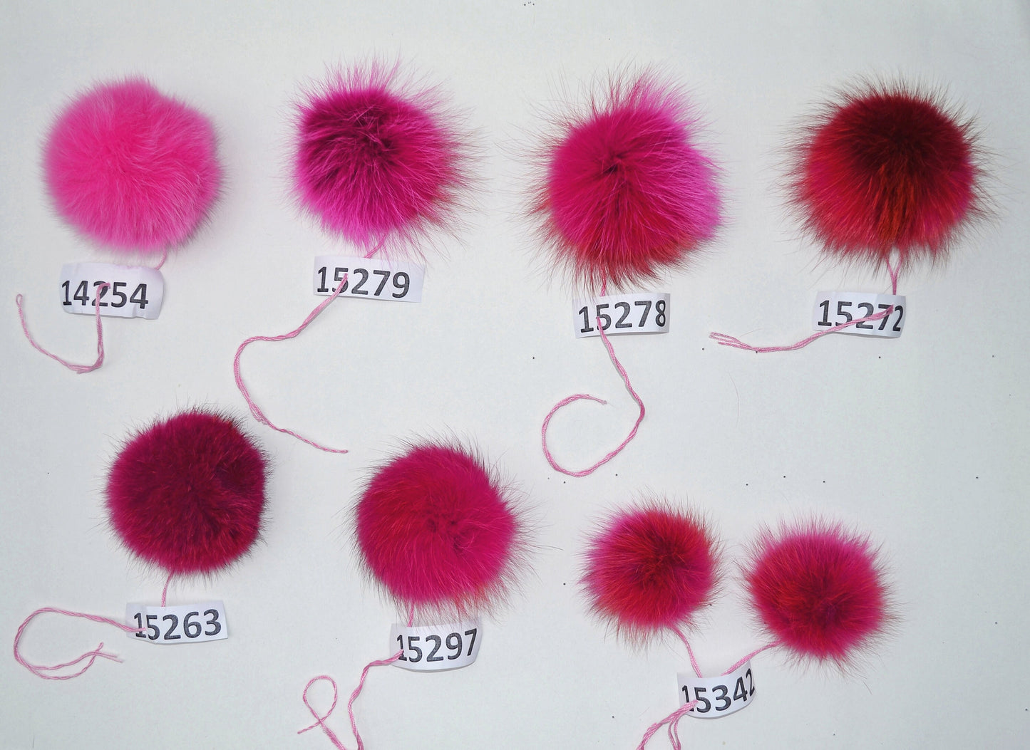 Red Fox Fur Pom Pom, Detachable Knit Hat Accessory (4-6 inch)