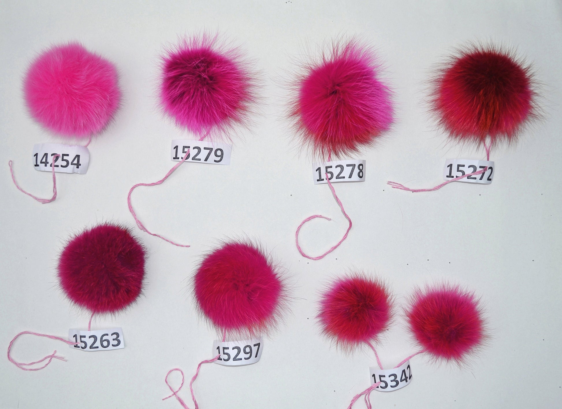 Red Fox Fur Pom Pom, Detachable Knit Hat Accessory (4-6 inch)